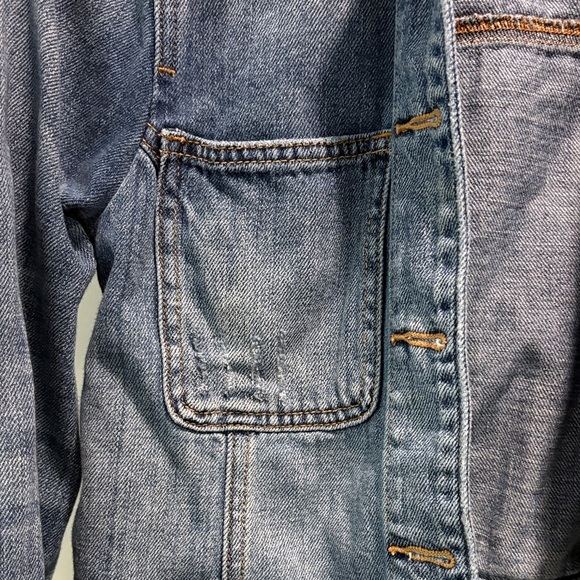 Abercrombie & Fitch Classic Blue Cropped Jean Jacket - Picture 5 of 5